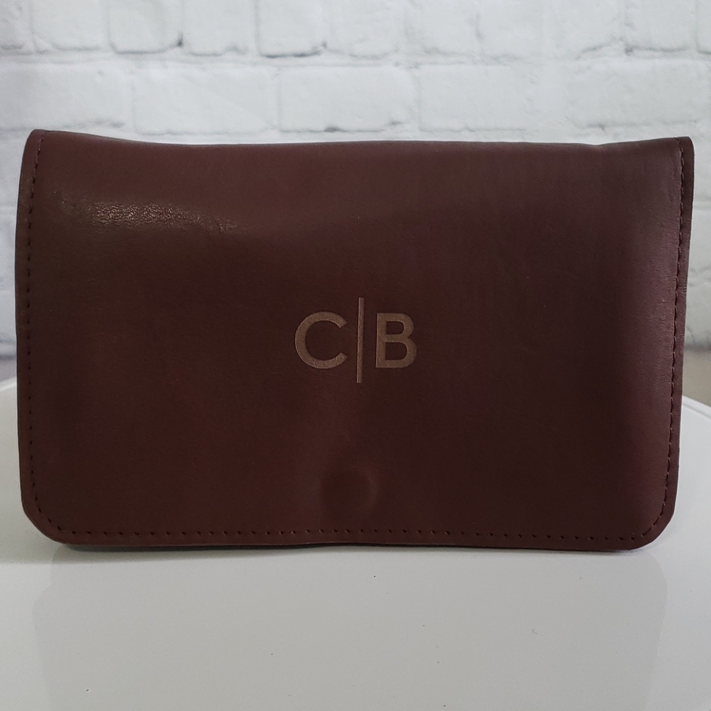 Mark and Graham Leather Monogram "CB" Wallet